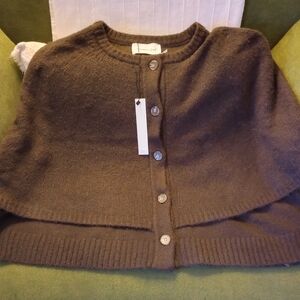 Mustard Seed Chocolate Brown Button-Front Cardigan